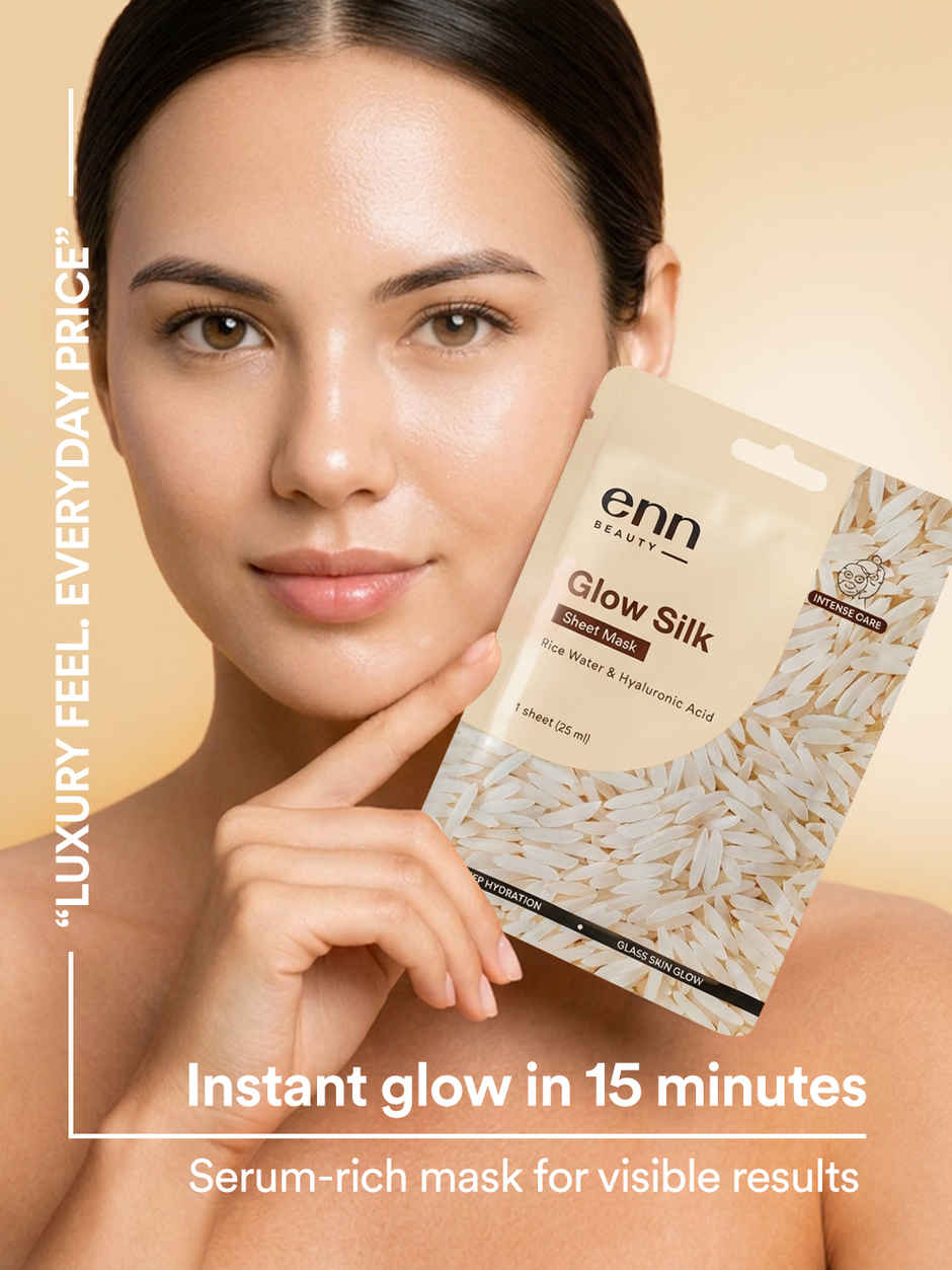 ENN Beauty Glow Silk Sheet Mask | Intense Hydration & Fresh Glow