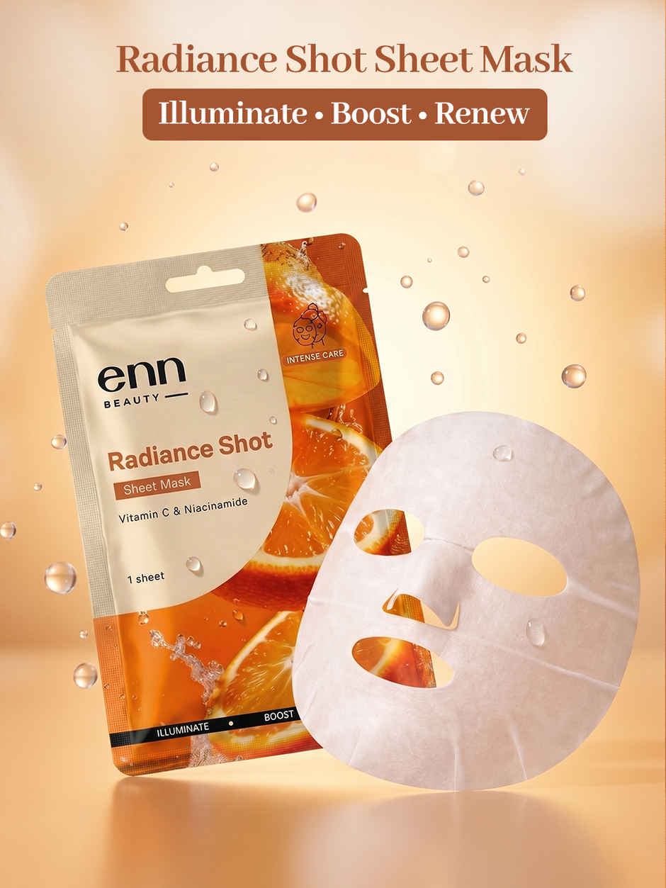 ENN Beauty Radiance Shot Sheet Mask | Instant Brightening & Glow Boost