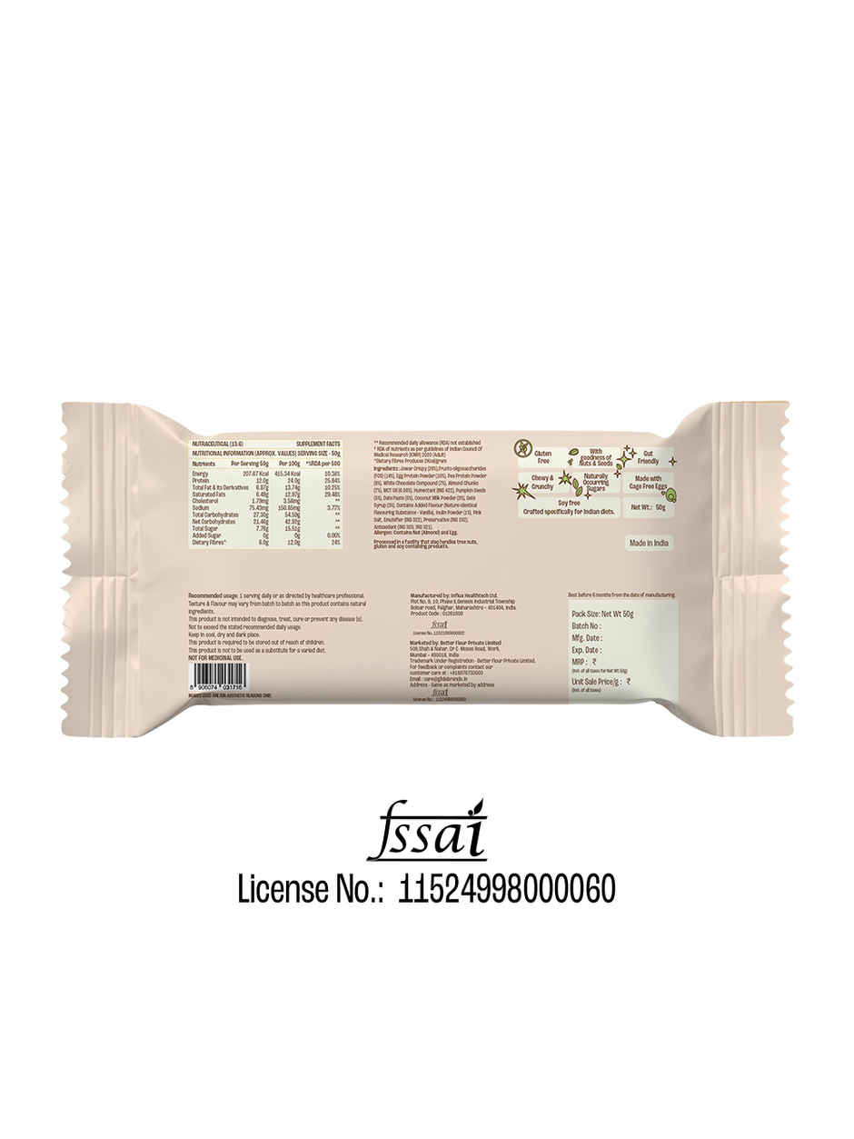 TBF Egg Protein Bar Vanilla Coconut