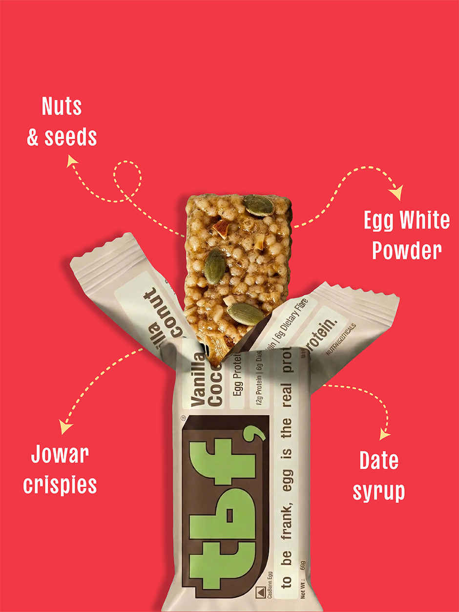 TBF Egg Protein Bar Vanilla Coconut