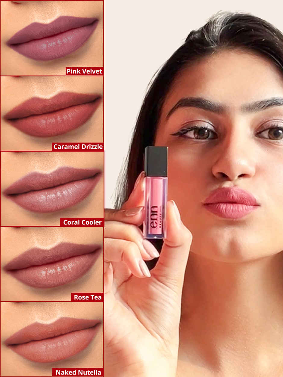 Enn Beauty Semi Matte Liquid Lipsticks (Perfect Nudes)(7.5ml) & Cadbury Celebrations Assorted Chocolate Gift Pack(178.8gms) Combo