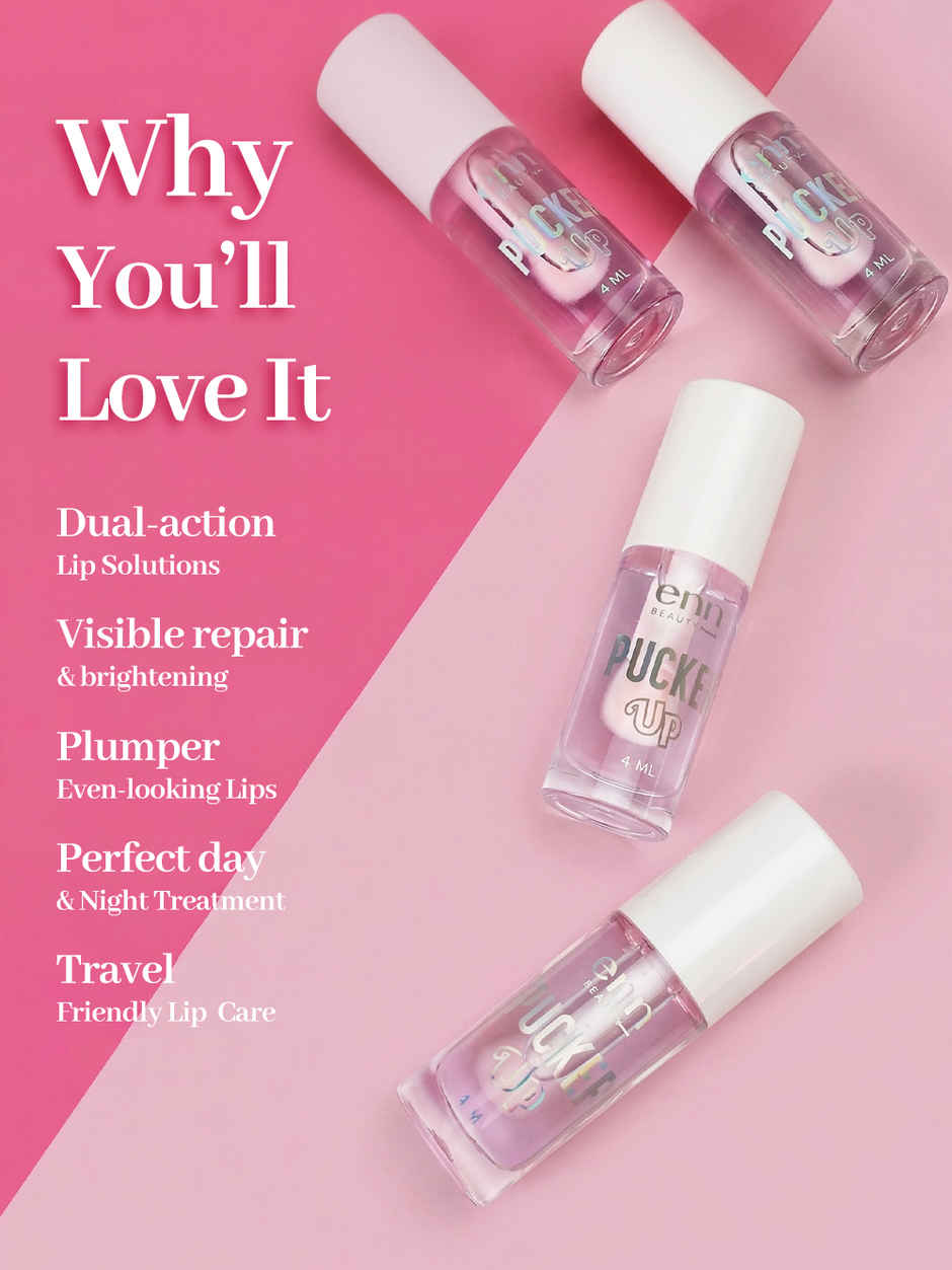 ENN Beauty Pucker Up Repair Elixir Lip Oil | Peptide Ceramide