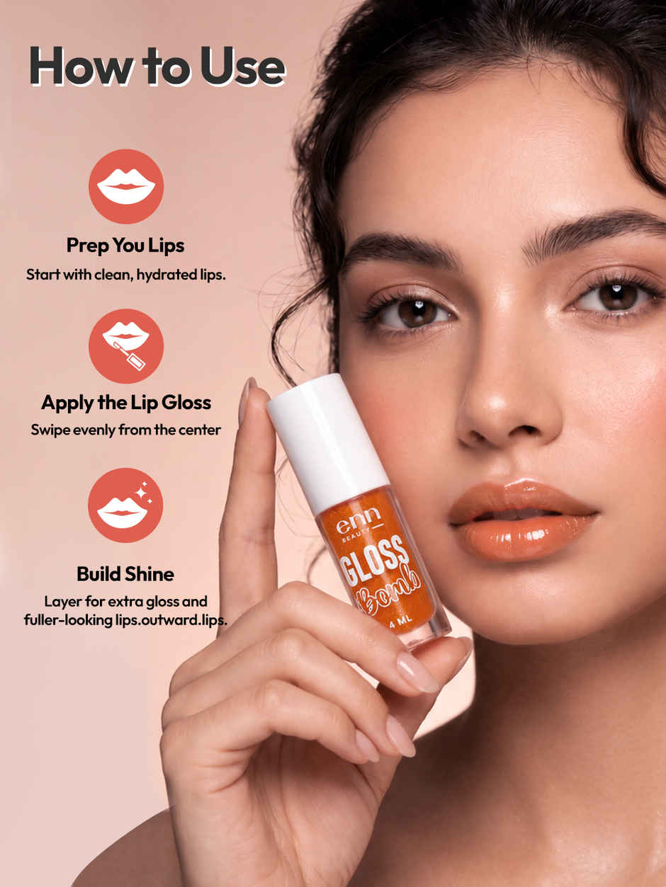 ENN Beauty Crystal Lip Gloss Molten Mocha