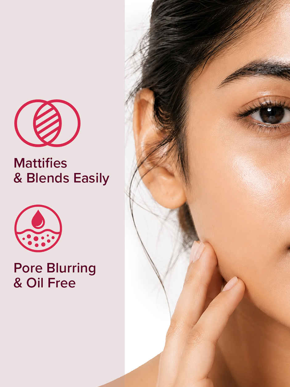 Mila Beaute Makeup Primer Smooth & Blurs Pores Oil-Free Mattifying Finish