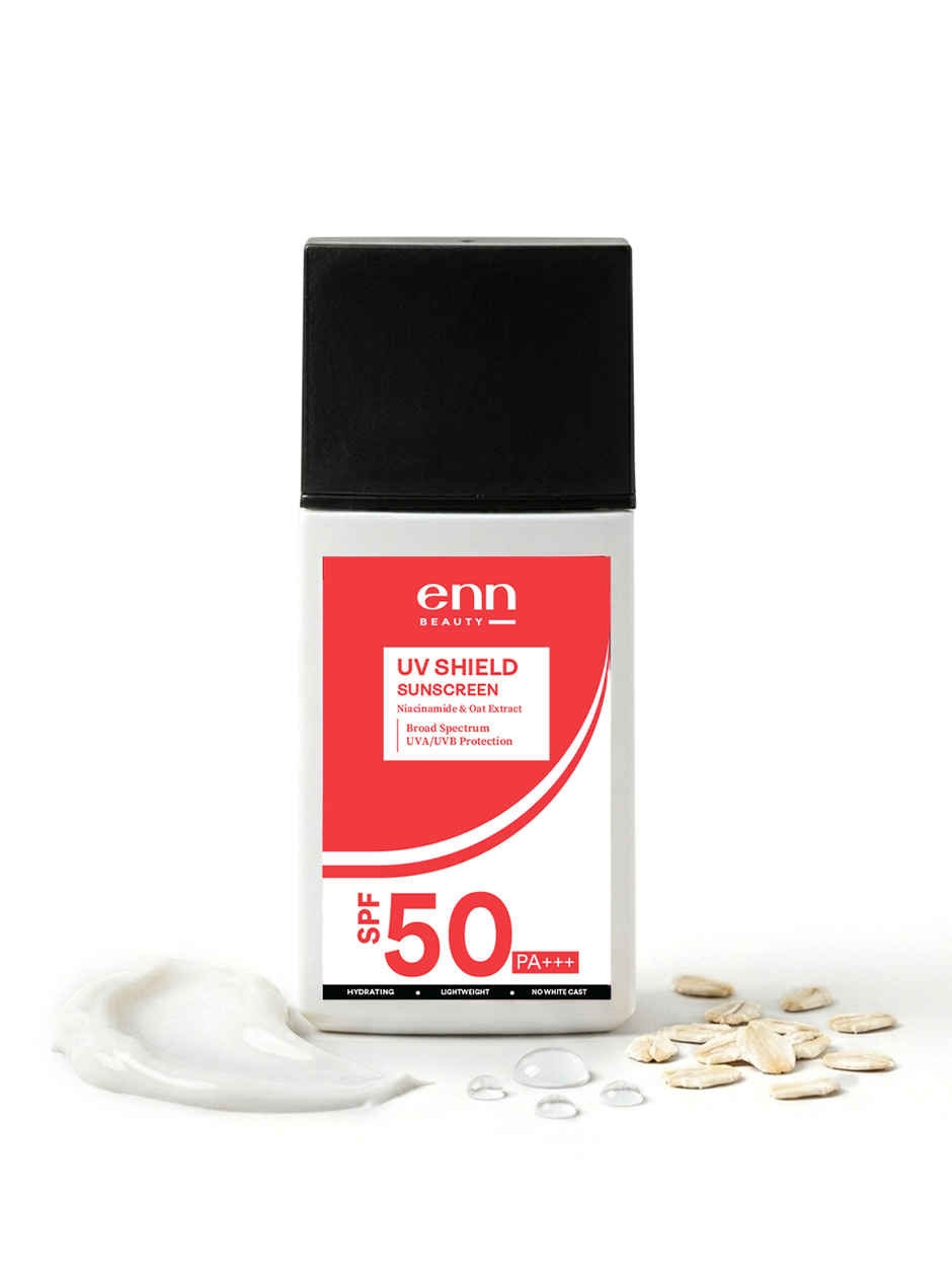 Enn Beauty Uv Shield Fragrance Free Brightening Sunscreen SPF 50 Pa +++ For Broad Spectrum