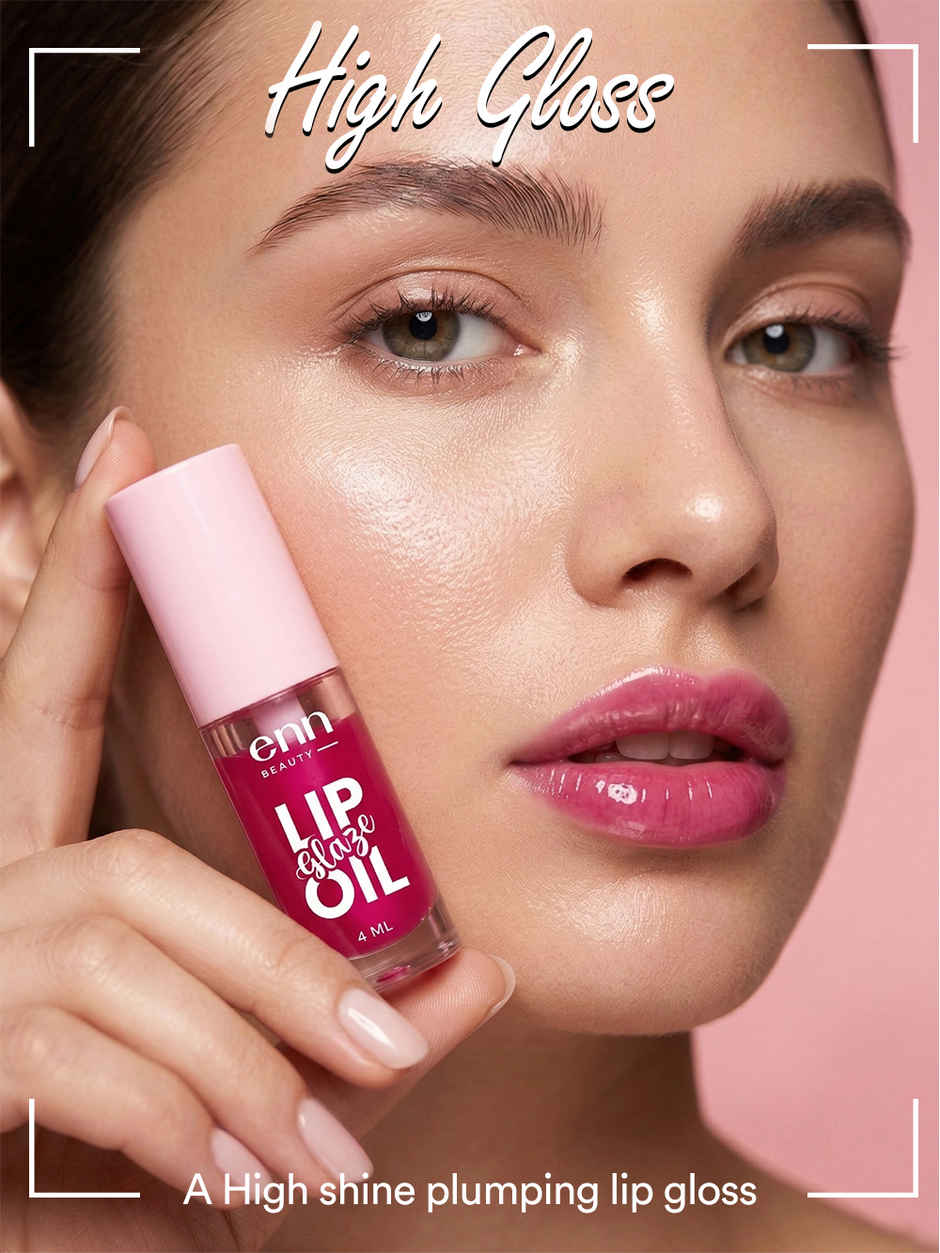 ENN Beauty GLAZE Lip Gloss | High Shine, Non-Sticky Finish | Sweet Drop