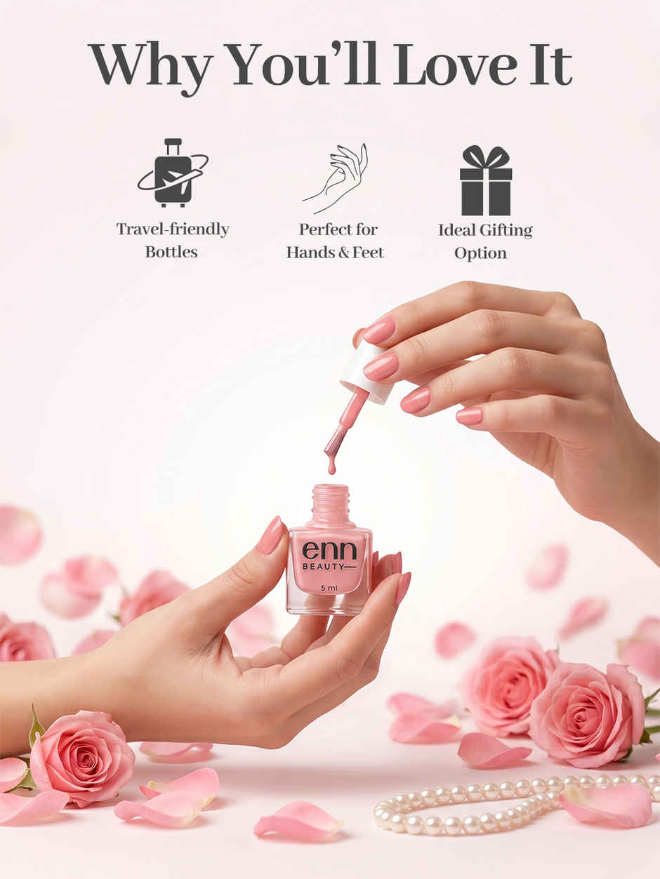 Enn Beauty Nail Paint | Pistachio Pastel Pack | Smooth, Chip Resistant Formula