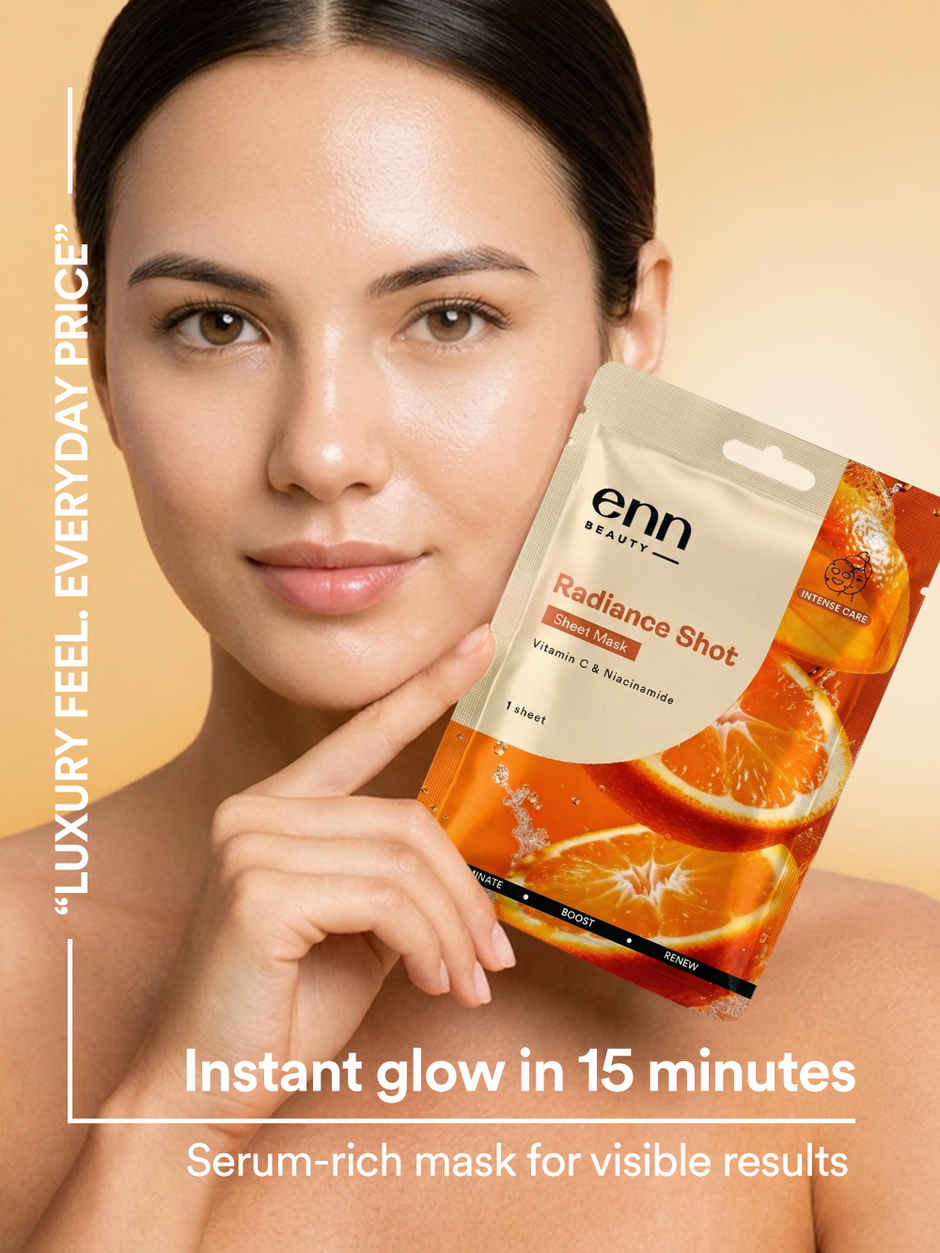 ENN Beauty Radiance Shot Sheet Mask | Instant Brightening & Glow Boost