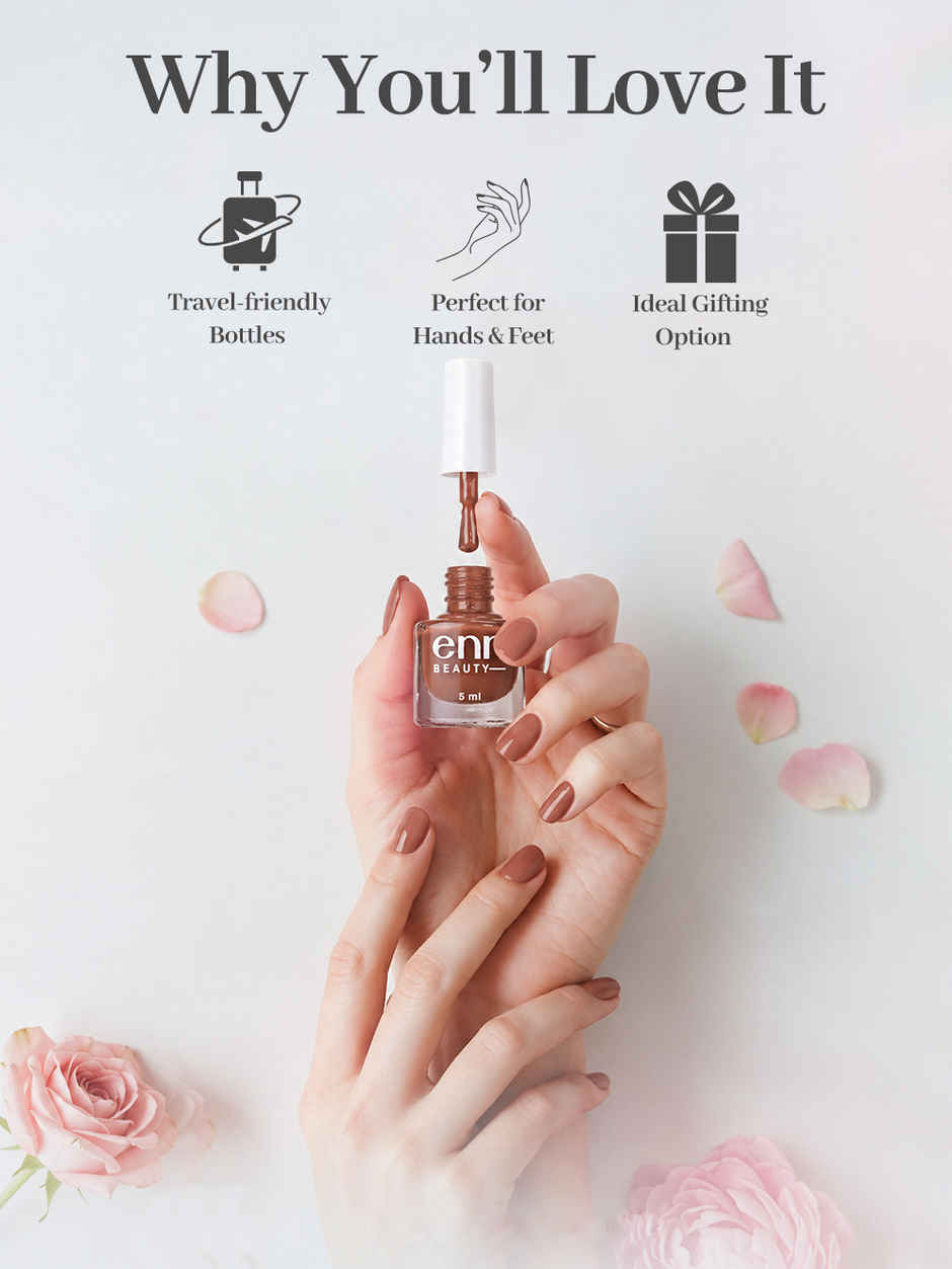 Enn Beauty Nail Paint | Nude Muse Kit | Long Lasting, High Shine Shades