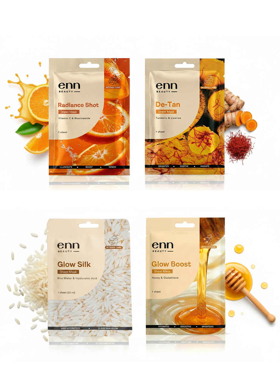 ENN Beauty Glow Silk Sheet Mask | Intense Hydration & Fresh Glow