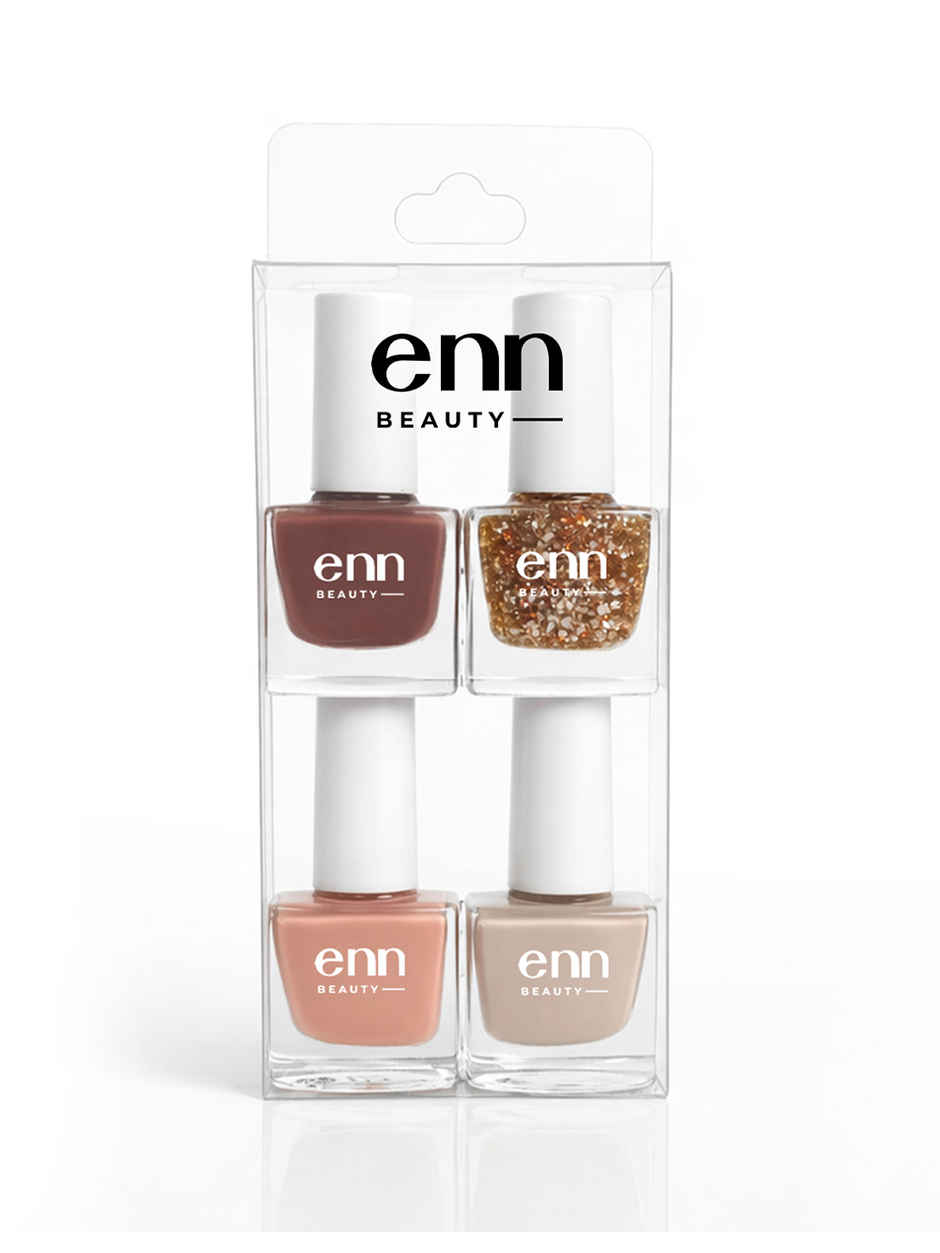 Enn Beauty Nail Paint | Nude Muse Kit | Long Lasting, High Shine Shades