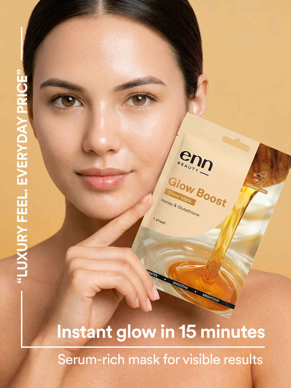 ENN Beauty Glow Boost Sheet Mask | Instant Brightening & Glow Boost