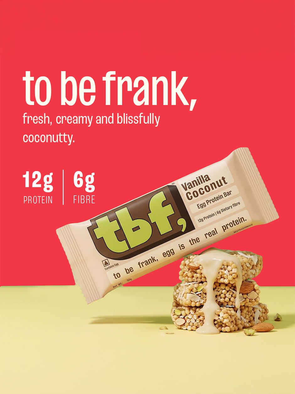 TBF Egg Protein Bar Vanilla Coconut