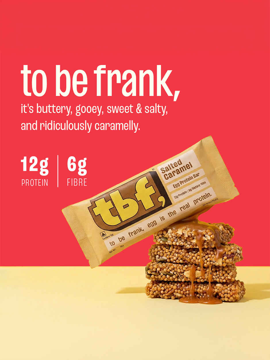 TBF Egg Protein Bar Salted Caramel