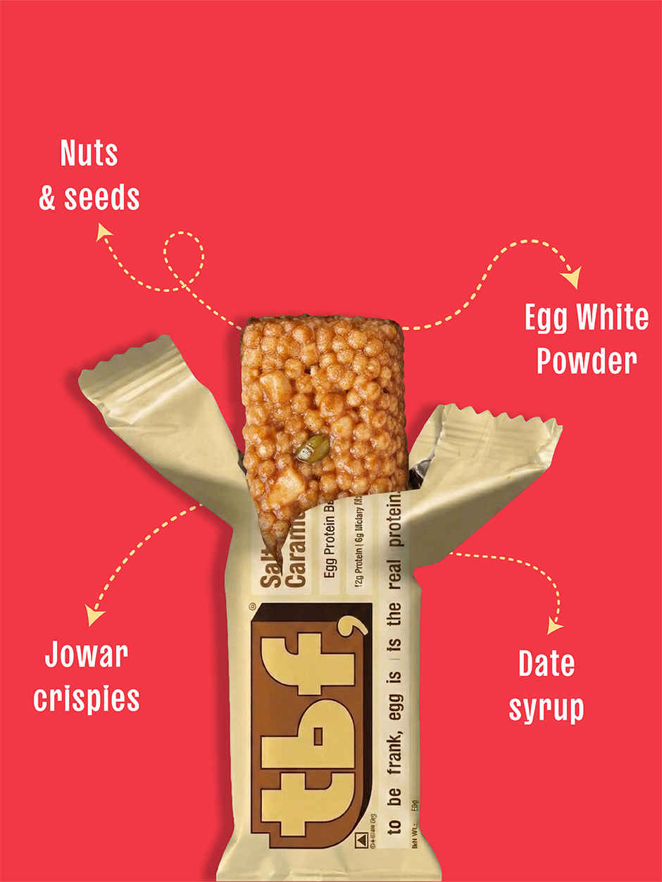 TBF Egg Protein Bar Salted Caramel
