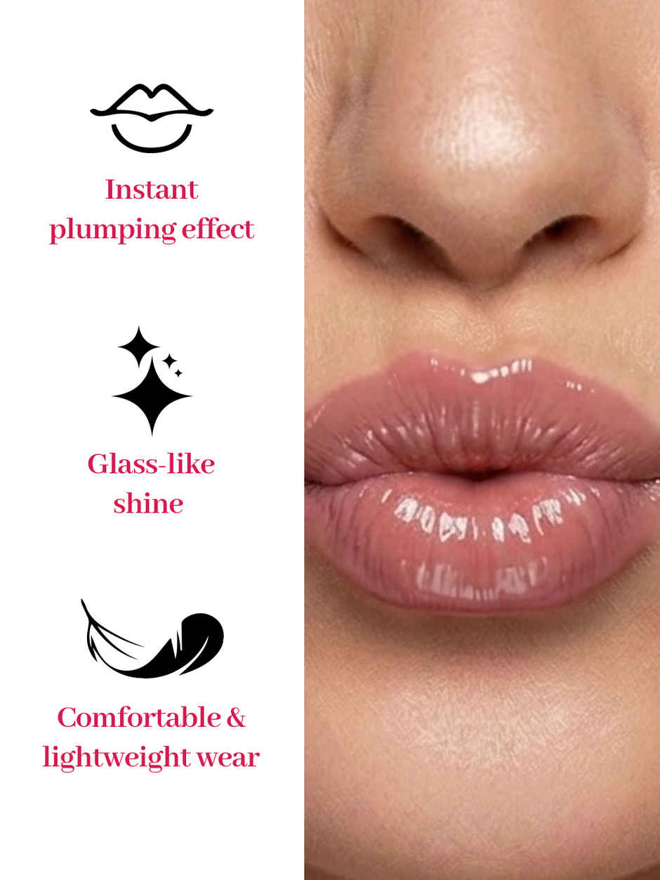 ENN Beauty Glamlicious Lip Gloss Duo | High Shine, Non-Sticky Finish