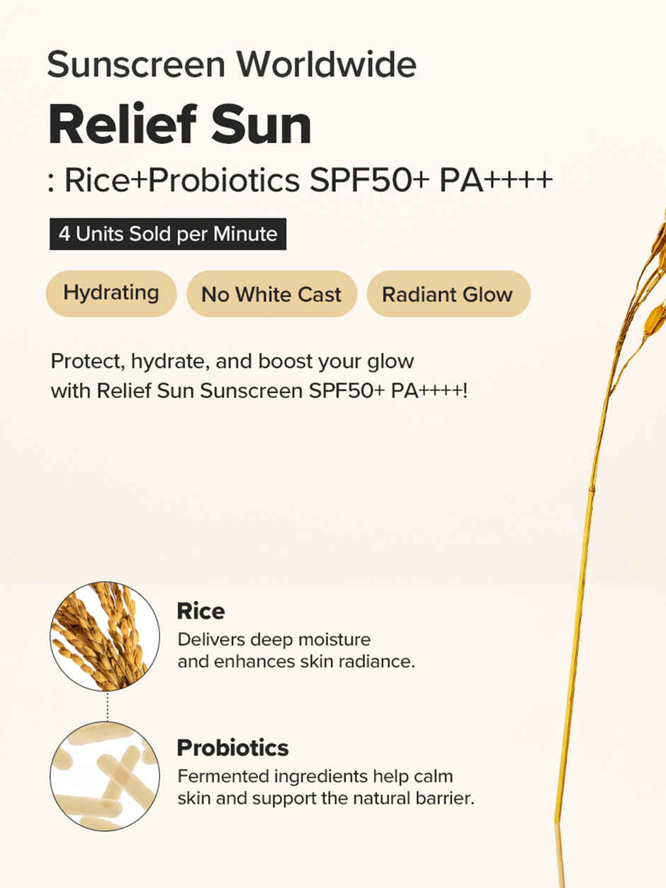 Beauty of Joseon Relief Sun Rice + Probiotics SPF 50+ PA++++