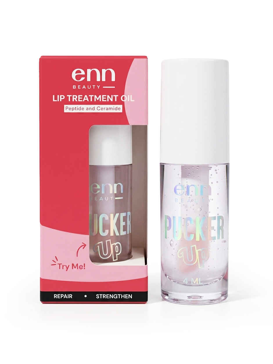 ENN Beauty Pucker Up Repair Elixir Lip Oil | Peptide Ceramide