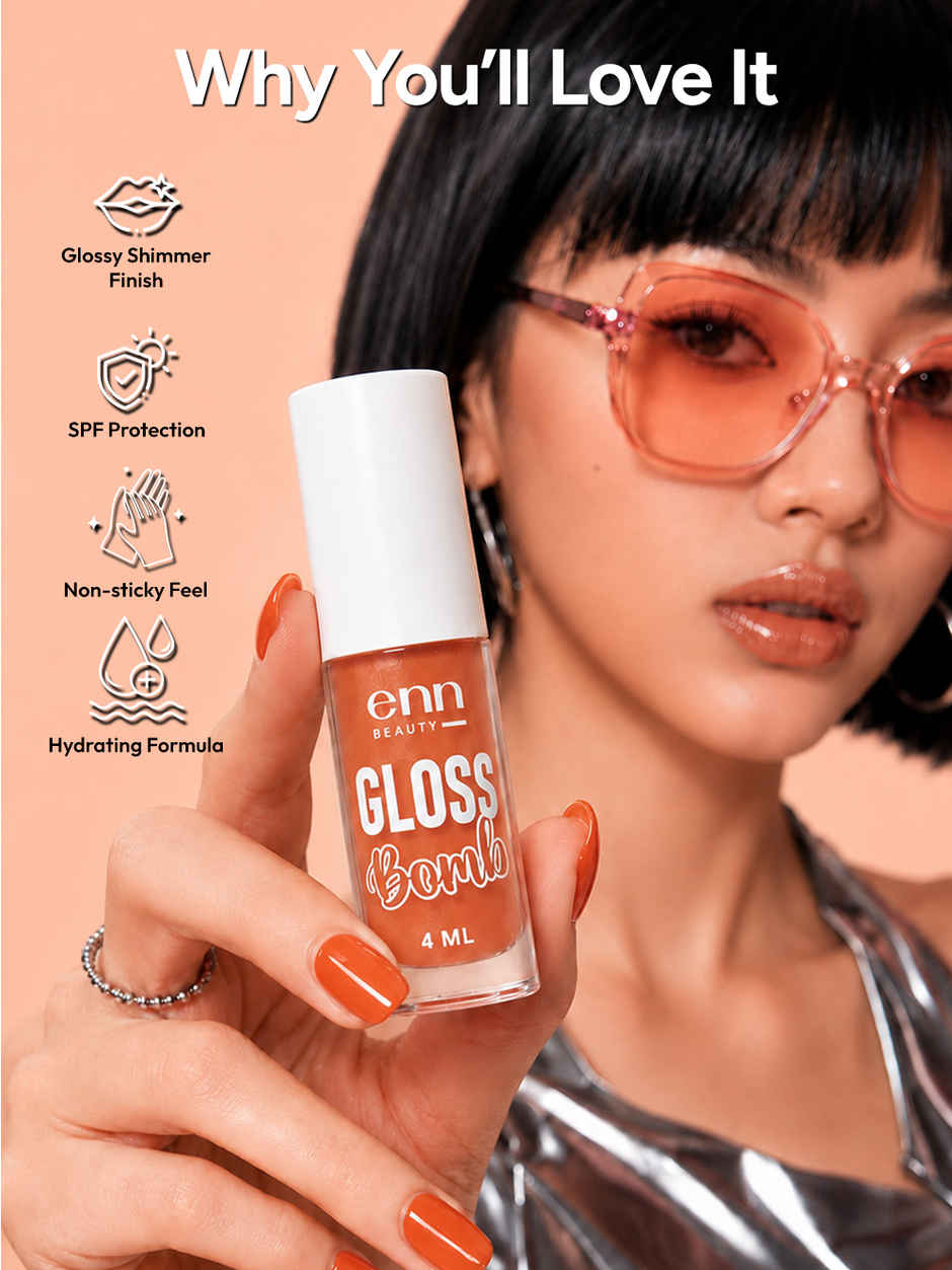 ENN Beauty Crystal Lip Gloss Molten Mocha