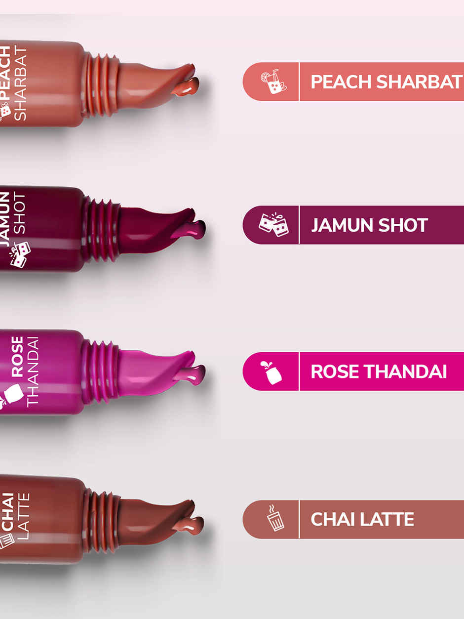 Mila Beaute Peptide Infused Lip Gloss | Hyaluronic Acid & Vitamin E | Non-Sticky | Peach Sharbat