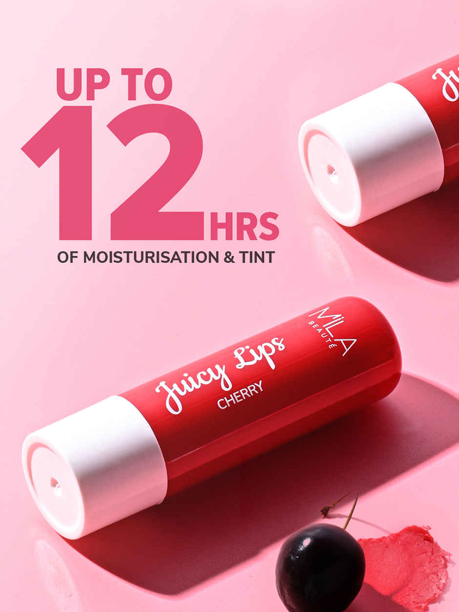 Mila Beaute Juicy Lip Balm Pure Care Upto 12 Hrs Moisturisation & Tint Spf15