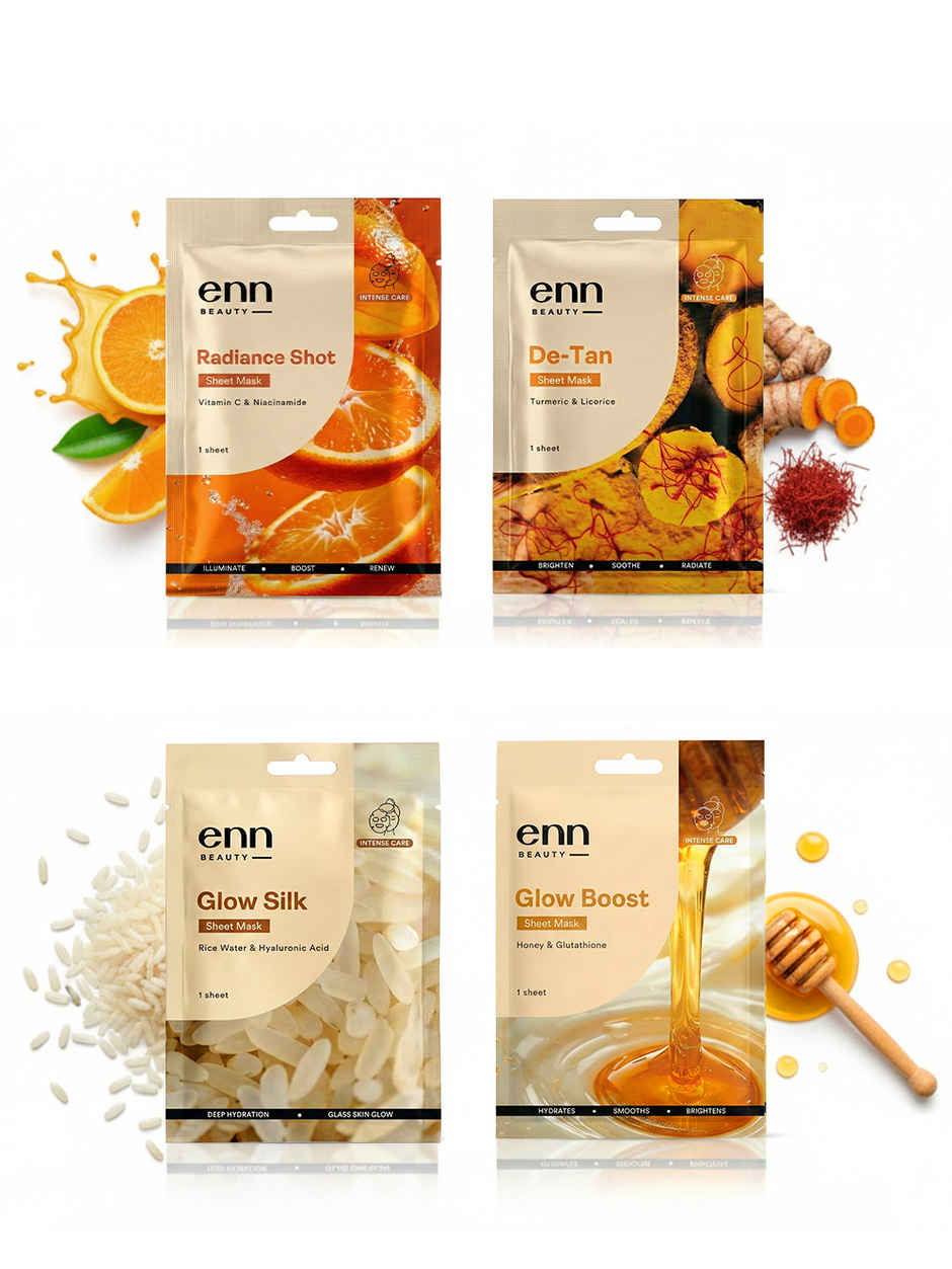 ENN Beauty Radiance Shot Sheet Mask | Instant Brightening & Glow Boost
