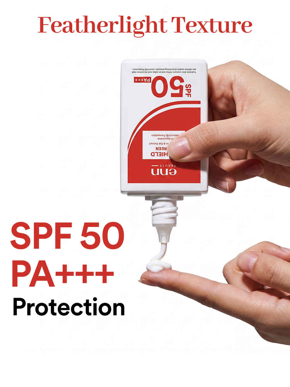 Enn Beauty Uv Shield Fragrance Free Brightening Sunscreen SPF 50 Pa +++ For Broad Spectrum