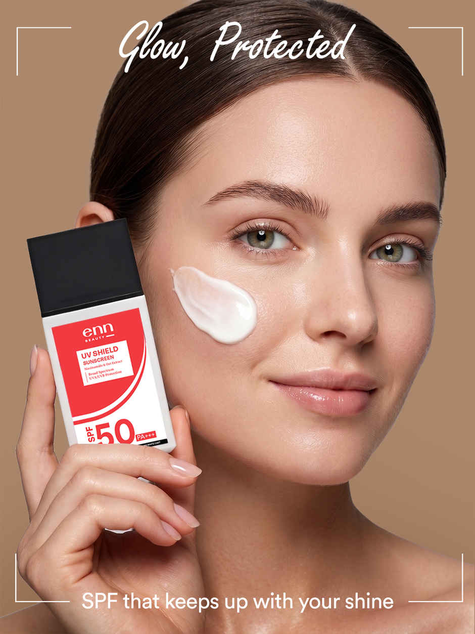 Enn Beauty Uv Shield Fragrance Free Brightening Sunscreen SPF 50 Pa +++ For Broad Spectrum