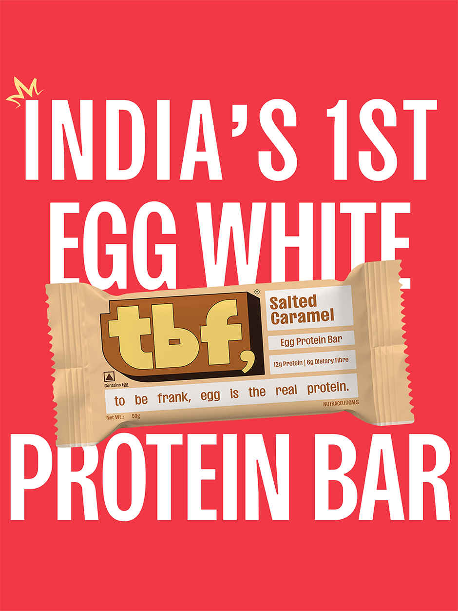 TBF Egg Protein Bar Salted Caramel