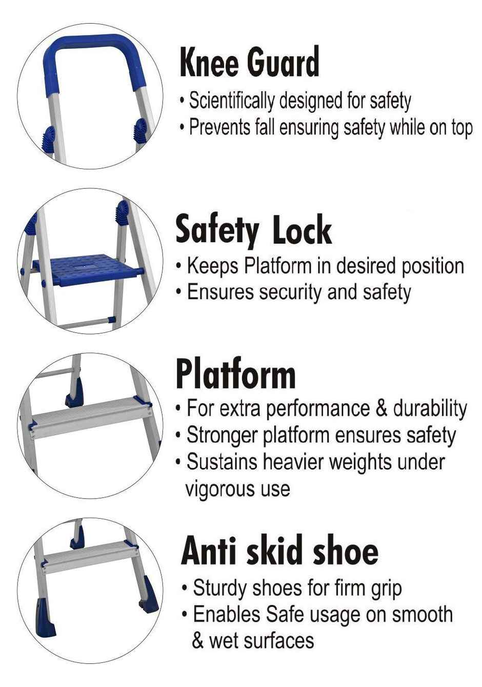 Cipla Plast Home-Pro Folding Ladder 3 Step