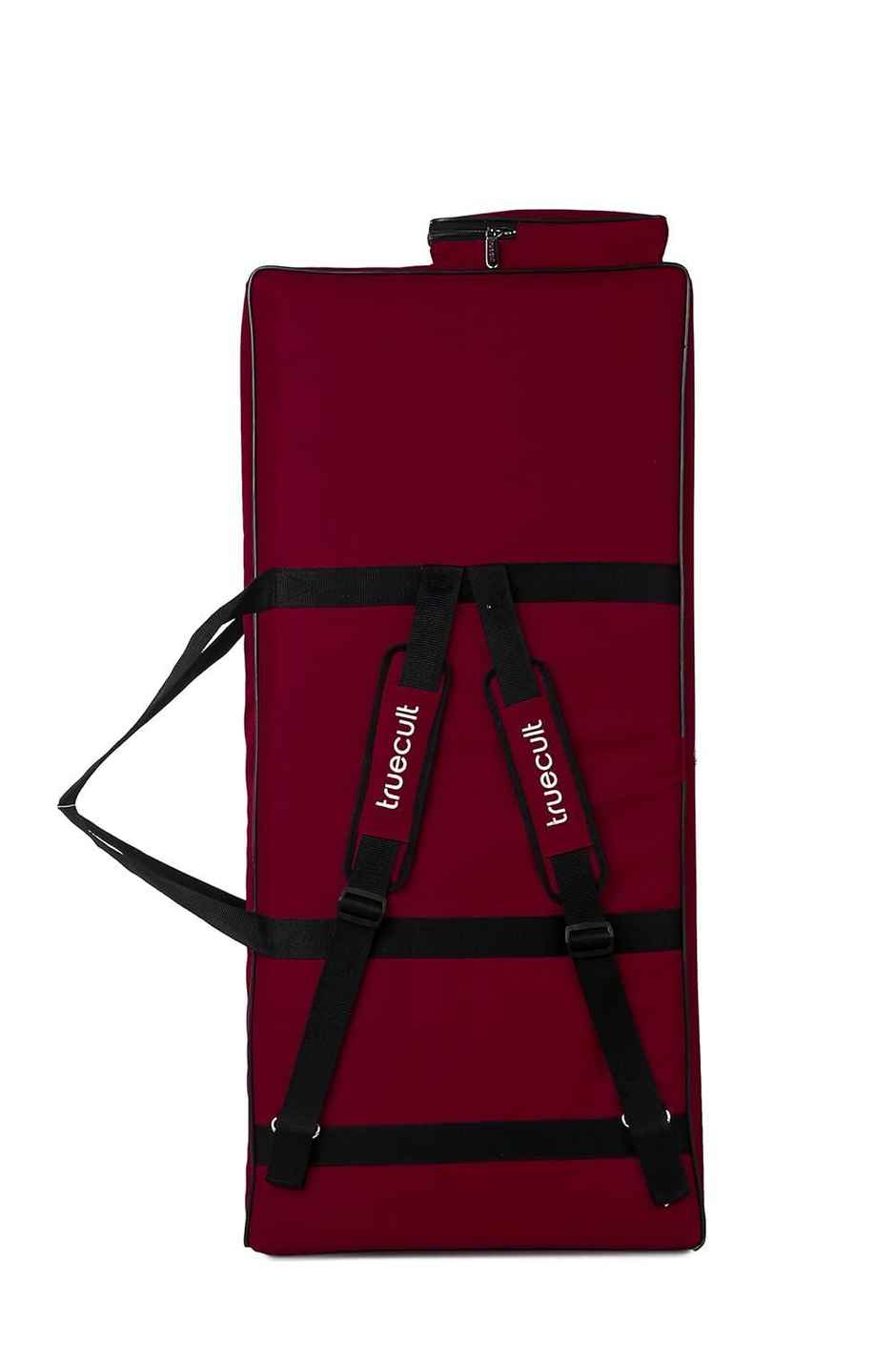 True Cult Kbr-01 Nylon Portable, Red Keyboard Gig Bag/Cover For 61-Keys Yamaha Or Casio Keyboard