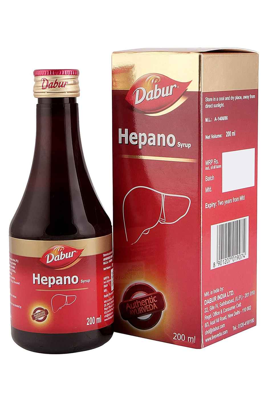 Dabur Hepano Syrup 200mL