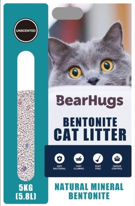BearHugs Bentonite Cat Litter - Unscented