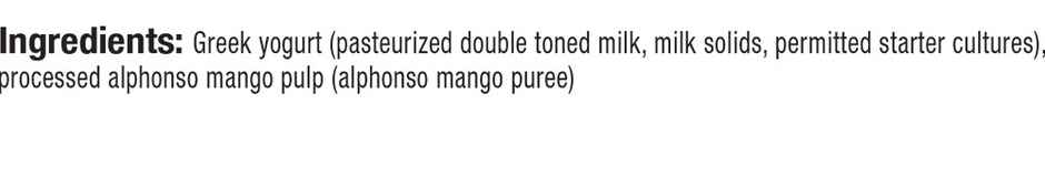 Epigamia Greek Yogurt - Alphonso Mango - Zero Added Sugar