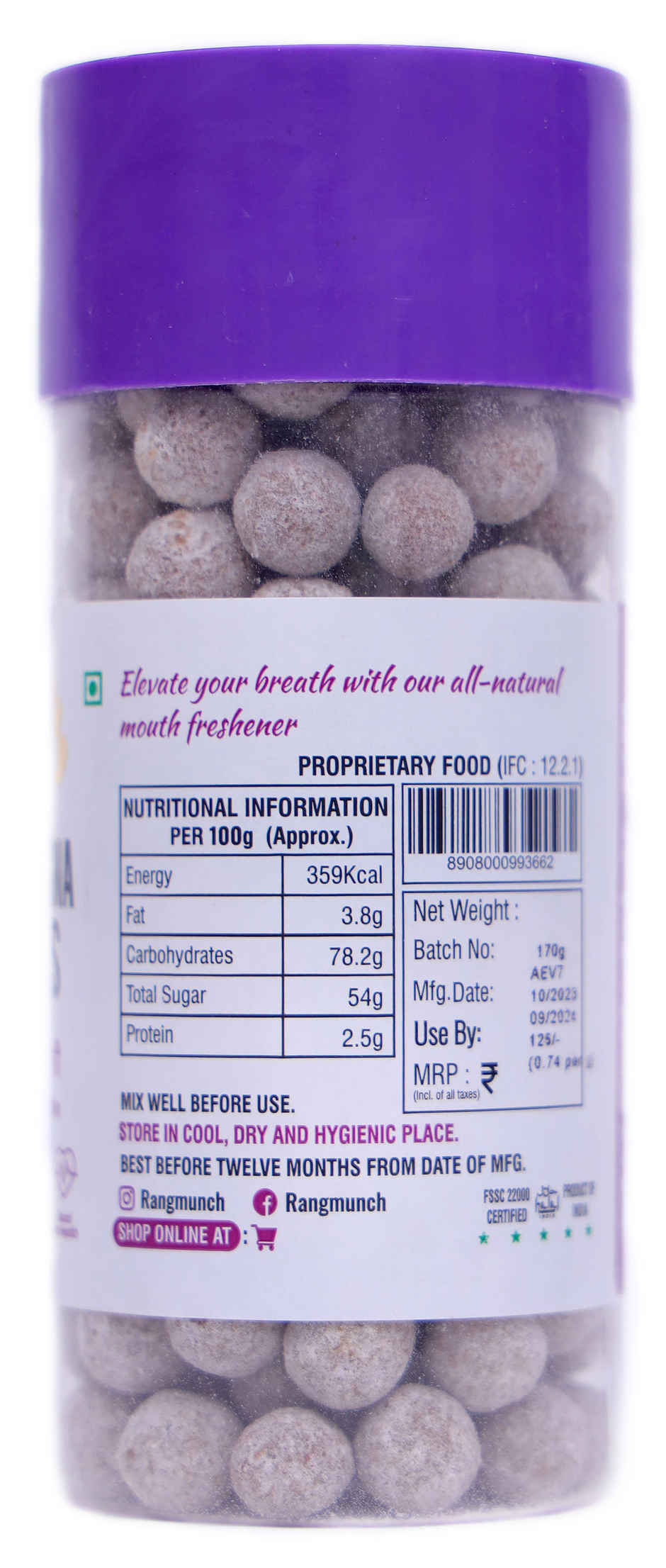 Rangmunch Anardana Shots