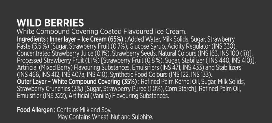 Havmor Blockbuster Wild Berries