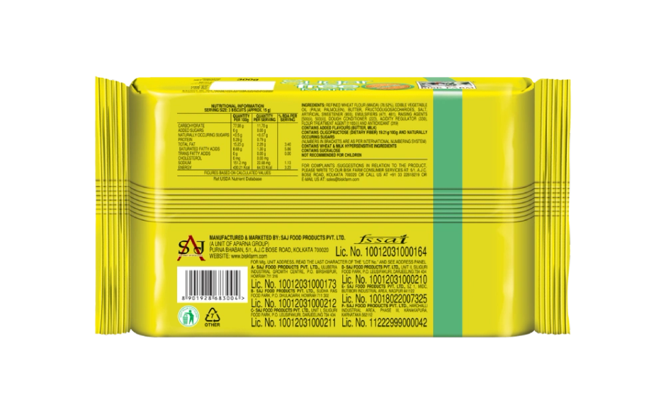 Bisk Farm Sugar Free Marie Biscuits