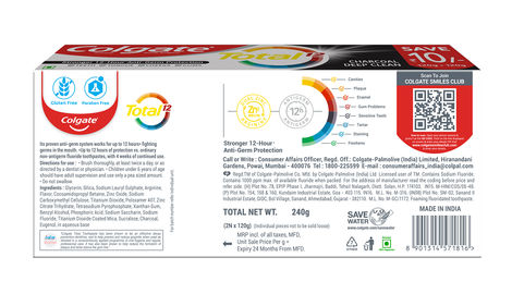 Colgate Total Charcoal Deep Clean Antibacterial Toothpaste