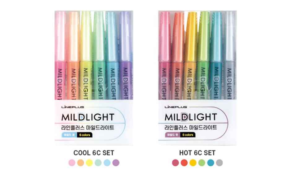 Lineplus Mildlight Highlighter Set