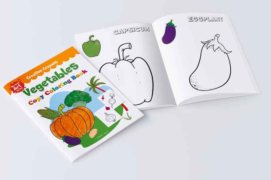 Colouring Books Super Boxset Pack of 6 Crayon Copy Colour Books for Kids