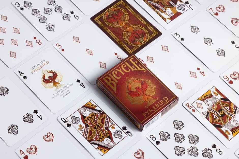 Parksons Bicycle Fyrebird Playing Cards