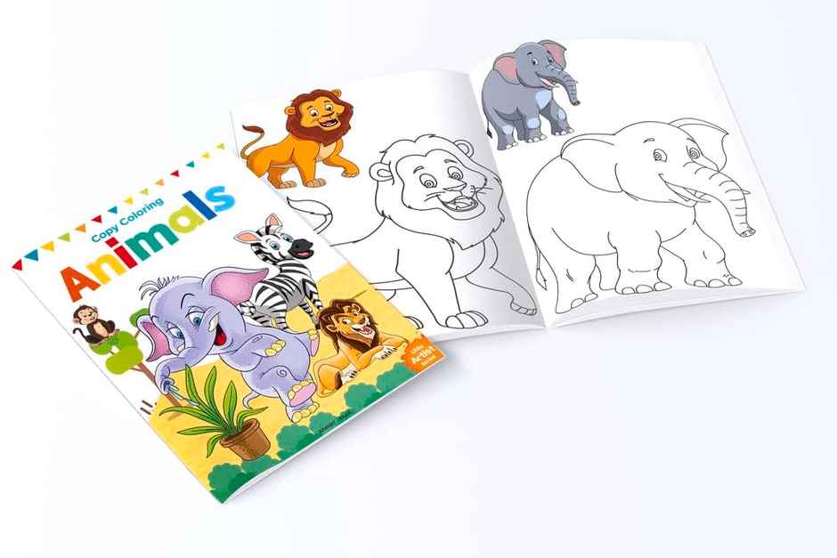 Colouring Books Boxset- Pack of 12 Copy Colour Books for Children
