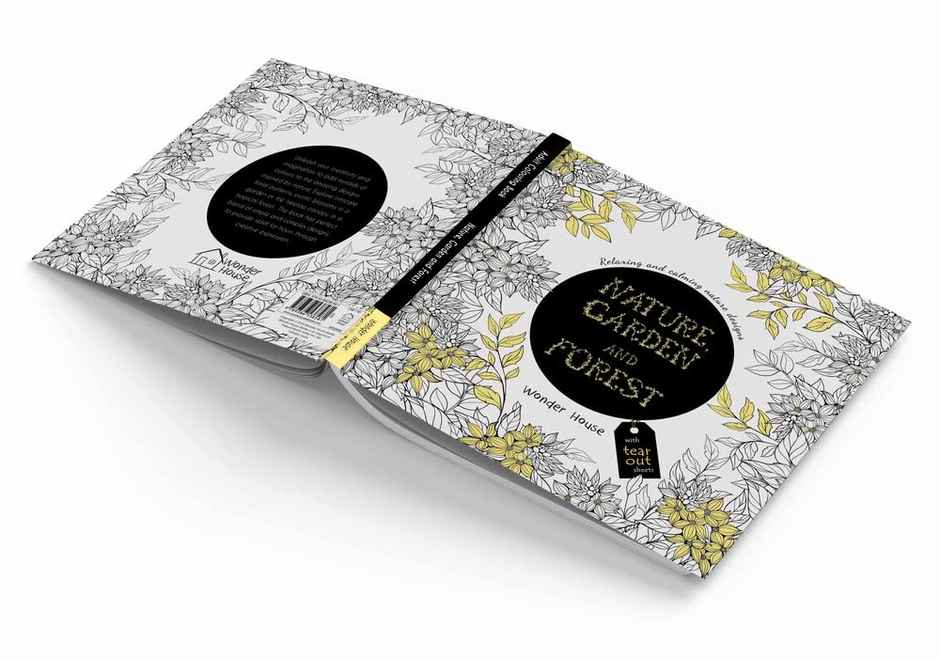Nature, Garden And Forest: Colouring Books For Adults With Tear Out Sheets