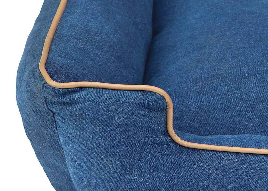 Pawpourri Dog Bed Denim Cuddler | M-L