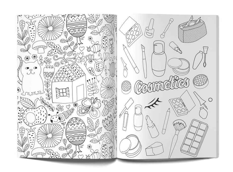 Doodle Coloring For Boys