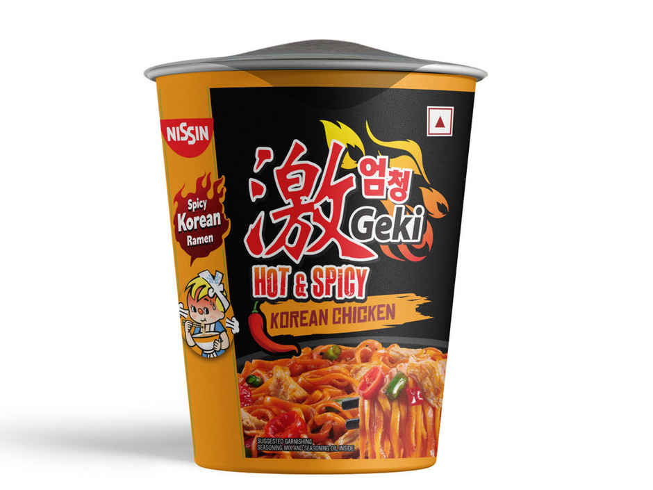 Nissin Geki - Hot and Spicy Korean Chicken Flavoured Ramen Cup Noodles