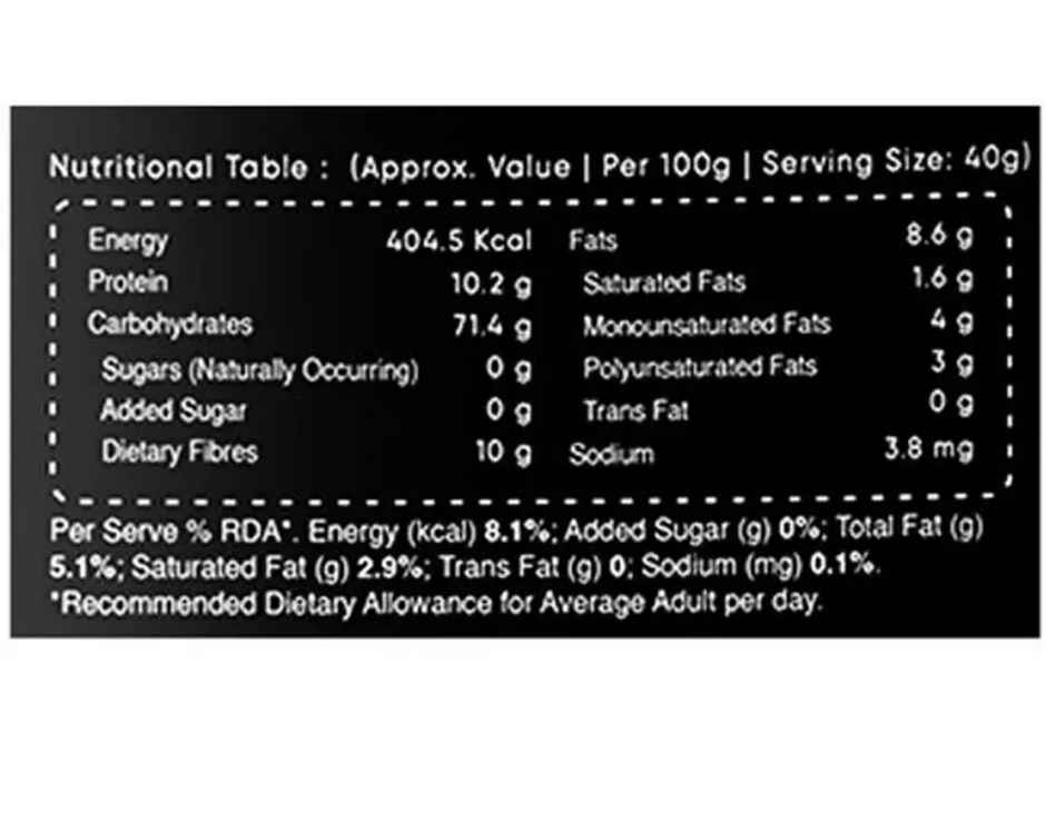 True Elements Oats gluten free high protein fibre