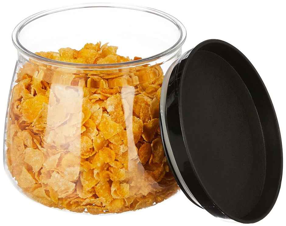 Youbee 800 ml Multipurpose Plastic Storage Jar And Kitchen Storage Container Set Of 4