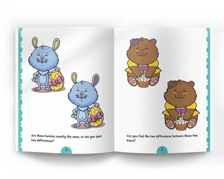 101 Spot The Differences : Fun Activity Books For Children