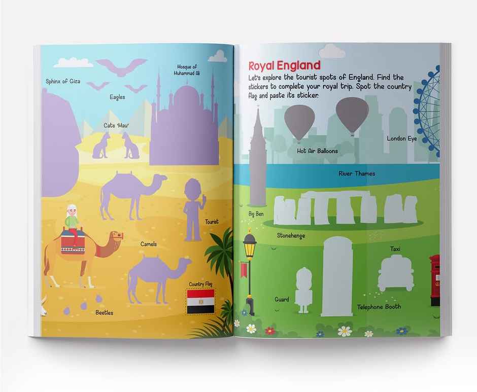 My First Travel Sticker Book: Exciting Sticker Book With 100 Stickers